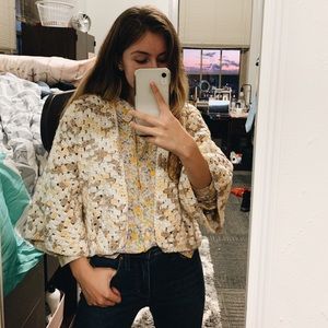 Handmade Crochet Cropped Cardi